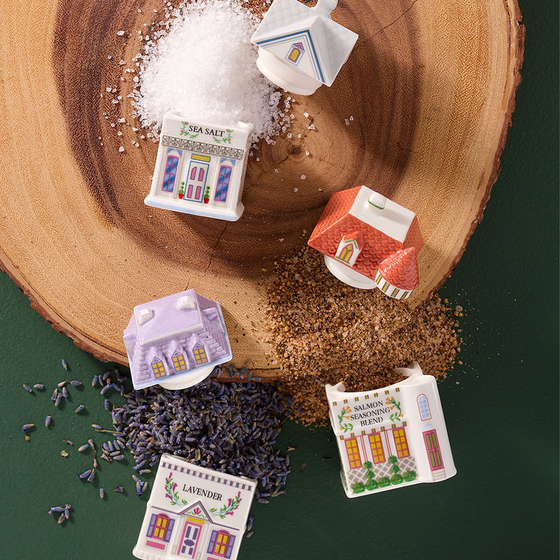 DTOC Lenox Village Regional Spice Jars NW
