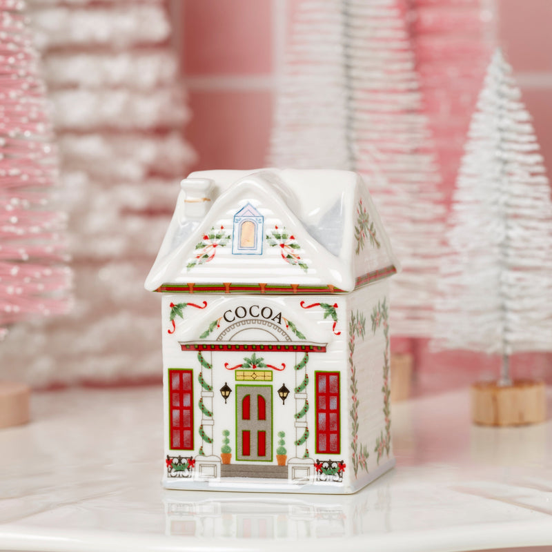 Lenox Village Christmas Spice Jars, Set Of 6