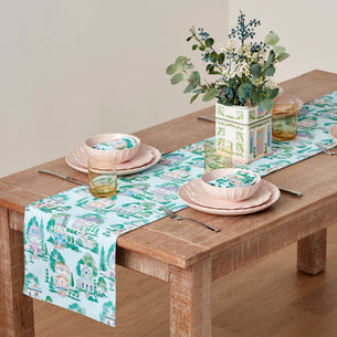 Lenox Spice Village Allover 14x70 Table Runner